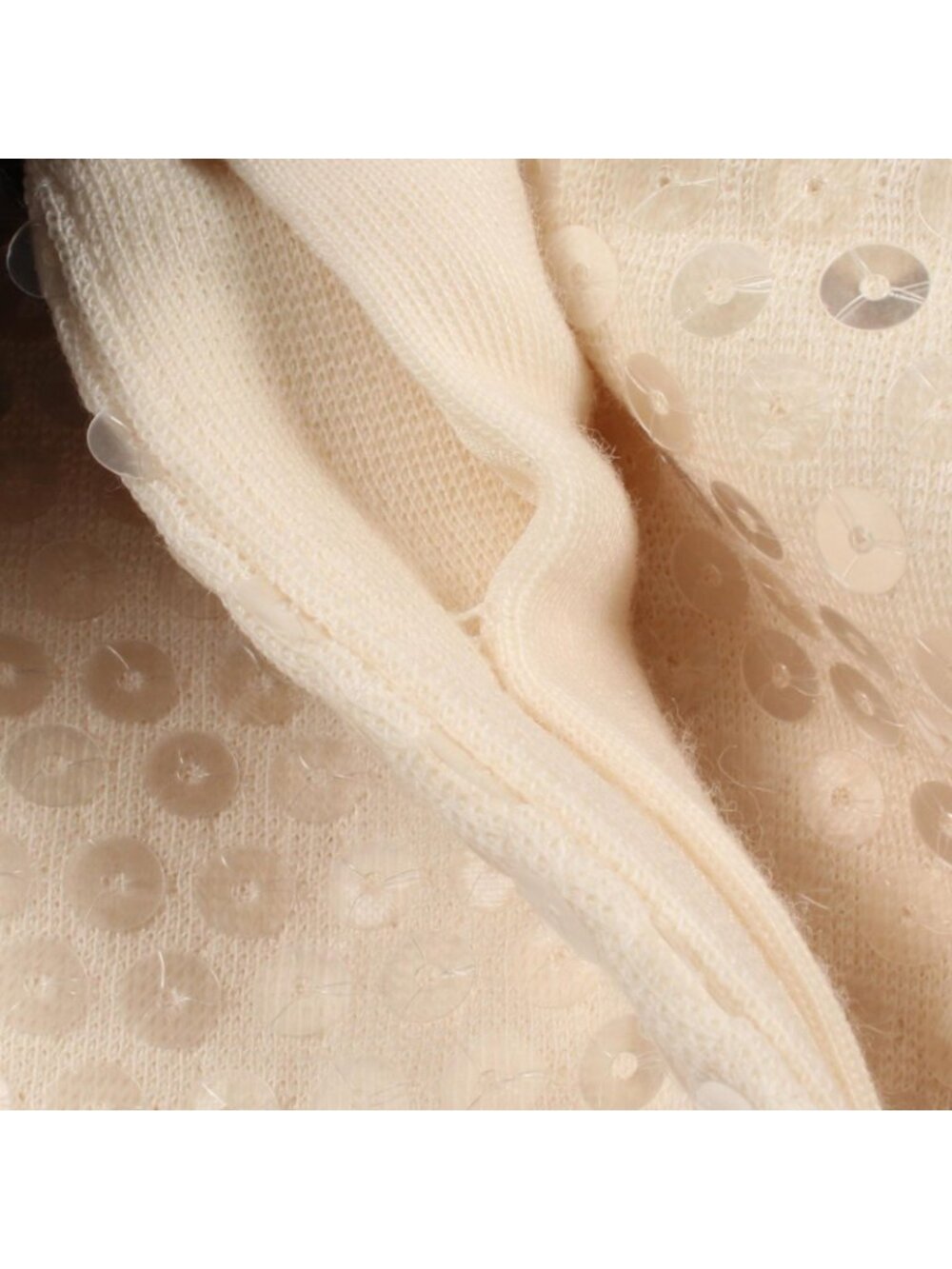 Chanel Tailored Jacket CC Logo Sequin Wool - Picture 7 of 9